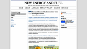 What Newenergyandfuel.com website looked like in 2023 (1 year ago)