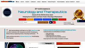 What Neurologyconference.com website looked like in 2023 (1 year ago)