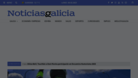 What Noticiasgalicia.com website looked like in 2023 (1 year ago)
