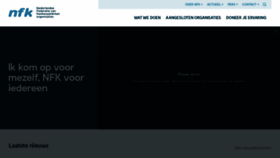 What Nfk.nl website looked like in 2023 (1 year ago)