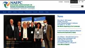 What Naepc.org website looked like in 2023 (2 years ago)