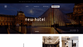What New-hotel.com website looked like in 2023 (1 year ago)