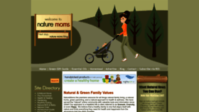 What Naturemoms.com website looked like in 2023 (1 year ago)