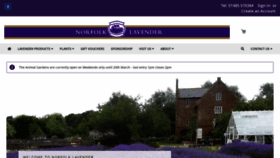 What Norfolk-lavender.co.uk website looked like in 2023 (1 year ago)