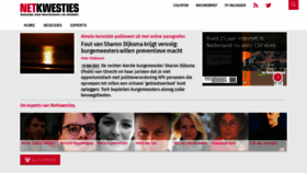 What Netkwesties.nl website looked like in 2023 (2 years ago)