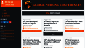 What Nursingconference.com website looked like in 2023 (1 year ago)