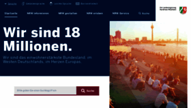 What Nrw.de website looked like in 2023 (1 year ago)