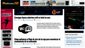 What Noticias3d.com website looked like in 2023 (1 year ago)