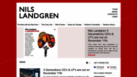 What Nilslandgren.com website looked like in 2023 (1 year ago)