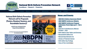 What Nbdpn.org website looked like in 2023 (1 year ago)