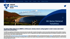 What Nationalwatersafety.org.uk website looked like in 2023 (2 years ago)