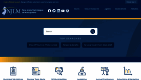 What Njslom.org website looked like in 2023 (1 year ago)