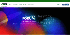 What Netcommforum.it website looked like in 2023 (3 years ago)