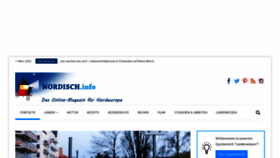 What Nordisch.info website looked like in 2023 (1 year ago)
