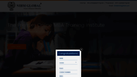 What Nibmglobal.com website looked like in 2023 (2 years ago)