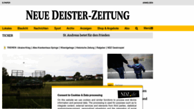 What Ndz.de website looked like in 2023 (1 year ago)