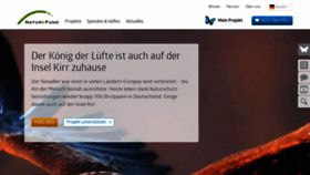What Naturefund.de website looked like in 2023 (1 year ago)