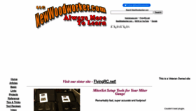 What Newwoodworker.com website looked like in 2023 (1 year ago)