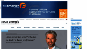 What Neueenergie.net website looked like in 2023 (1 year ago)