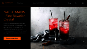 What Nachtmann.com website looked like in 2023 (1 year ago)