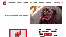 What Nrj.no website looked like in 2023 (2 years ago)