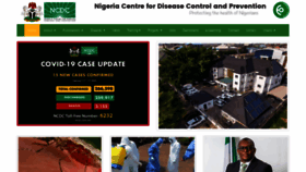 What Ncdc.gov.ng website looked like in 2023 (1 year ago)