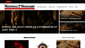 What Nationalvanguard.org website looked like in 2023 (1 year ago)