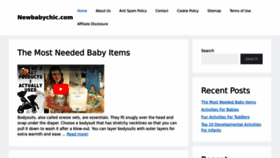 What Newbabychic.com website looked like in 2023 (1 year ago)