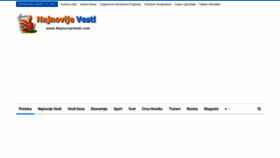 What Najnovijevesti.com website looked like in 2023 (1 year ago)