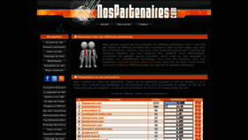 What Nospartenaires.com website looked like in 2023 (1 year ago)