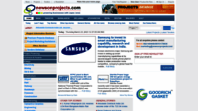 What Newsonprojects.com website looked like in 2023 (1 year ago)