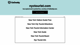 What Nyctourist.com website looked like in 2023 (1 year ago)