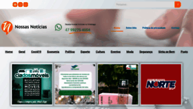 What Nossasnoticias.com.br website looked like in 2023 (2 years ago)
