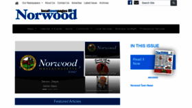 What Norwoodtownnews.com website looked like in 2023 (1 year ago)