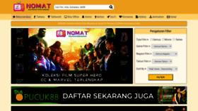 What Nomat.tv website looked like in 2023 (1 year ago)