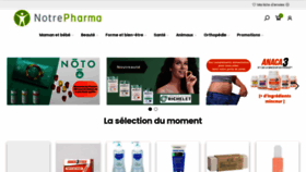 What Notrepharma.com website looked like in 2023 (1 year ago)