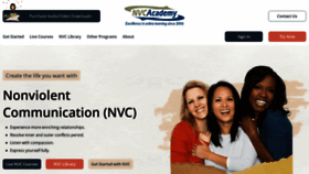 What Nvcacademy.com website looked like in 2023 (1 year ago)