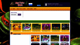 What Ninjaturtlegames.org website looked like in 2023 (1 year ago)
