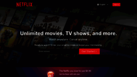 What Netflex.com website looked like in 2023 (2 years ago)