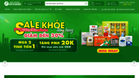 What Nhathuocankhang.com website looked like in 2023 (1 year ago)