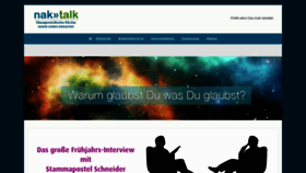 What Naktalk.de website looked like in 2023 (This year)