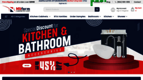 What Nuformcabinetry.com website looked like in 2023 (This year)