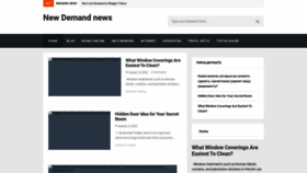 What Newdemandwebnews.blogspot.com website looked like in 2023 (This year)
