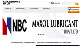 What Nbclubricants.com website looked like in 2023 (This year)