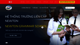 What Ngs.edu.vn website looked like in 2023 (This year)