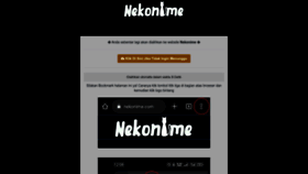 What Nekonime.com website looked like in 2023 (This year)