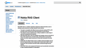 What Nokia-ras-client.updatestar.com website looked like in 2023 (1 year ago)