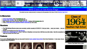 What Nhs64.org website looked like in 2023 (This year)