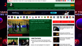 What Nigeriasoccernet.com website looked like in 2023 (This year)
