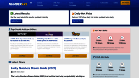 What Number49s.co.uk website looked like in 2023 (2 years ago)